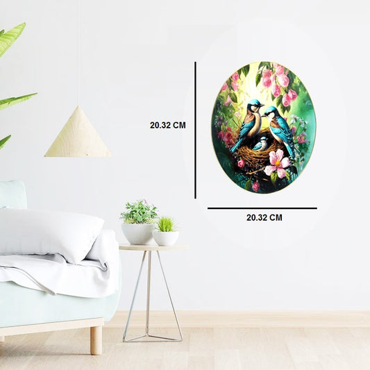 BIRD'S FRAME ART, ( Stone Work Photo Frame ). Art of Luxury SIZE - 20.32 x 20.32 CM