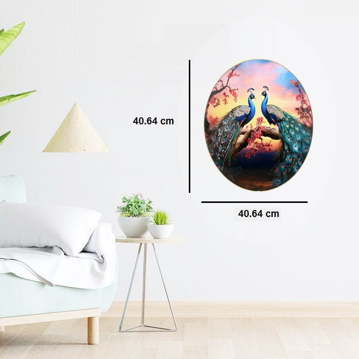 BIRD'S FRAME ART,  ( Stone Work Photo Frame ). Art of Luxury   SIZE - 40.64x40.64 CM (Copy)